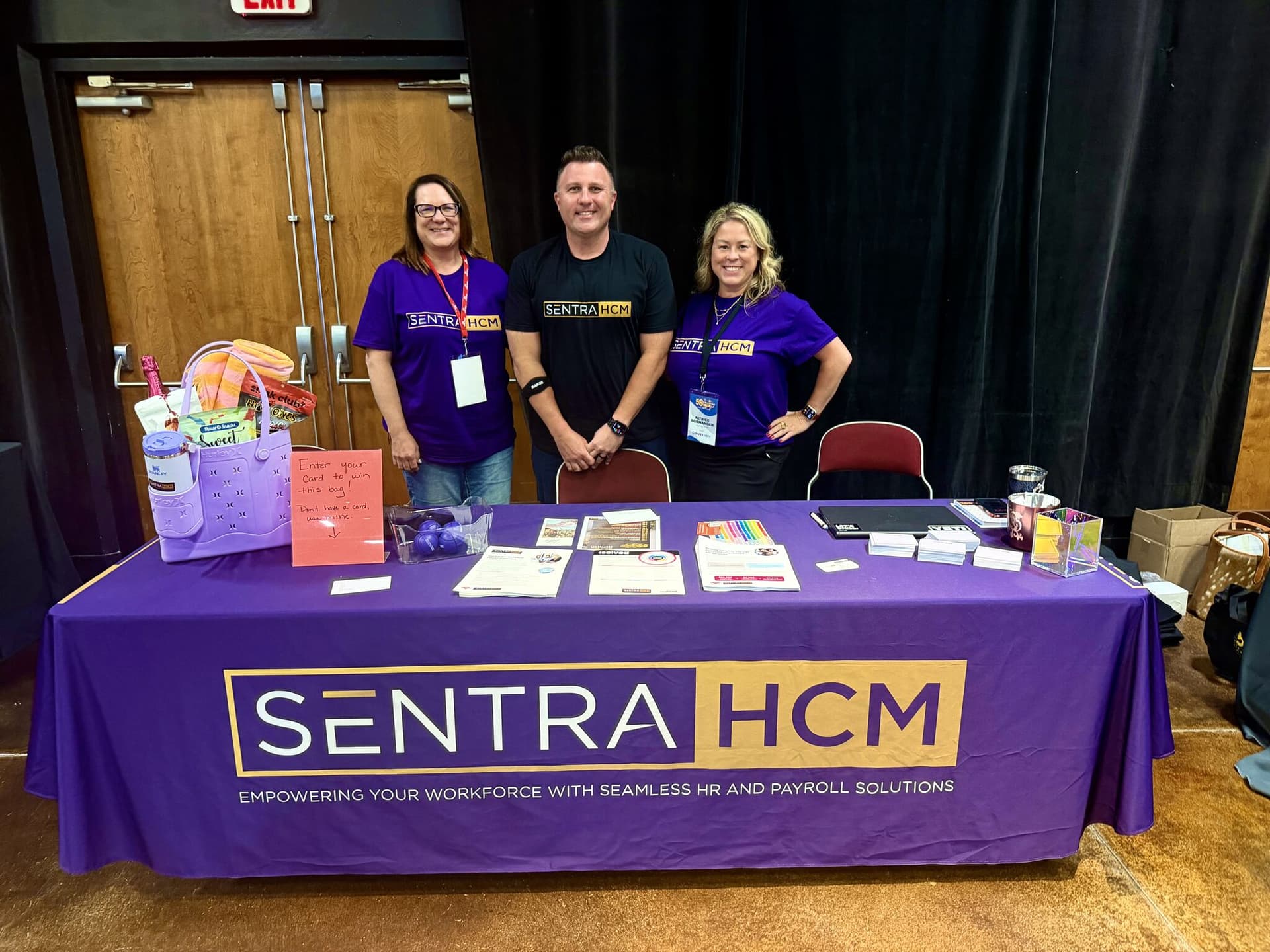 SentraHCM booth at the CenTex SHRM 2026 conference